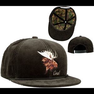 Coal Corduroy Moose Trucker Hat